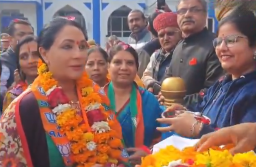 Diya Kumari’s first visit to Jodhpur after becoming Deputy Chief Minister Diya Kumari का पहला Jodhpur दौरा